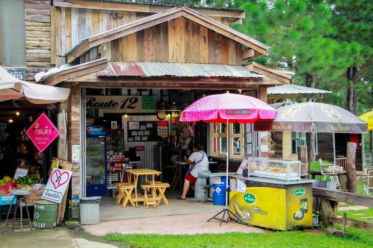 Warung Kelontong dengan Kanopi